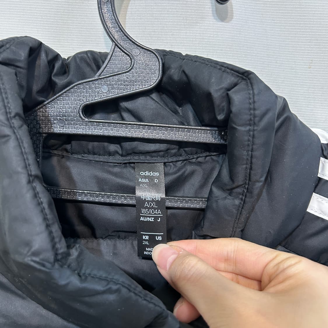 아디다스 남성 거위털 패딩조끼 2XL 110 상품이미지2