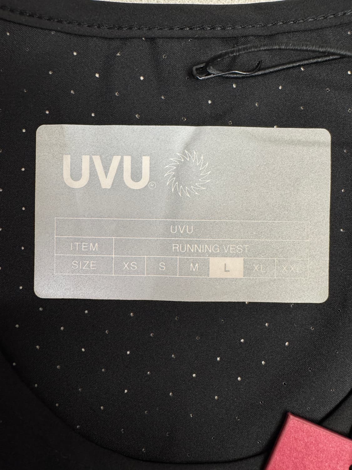 UVU 러닝 베스트 블랙 L 상품이미지2