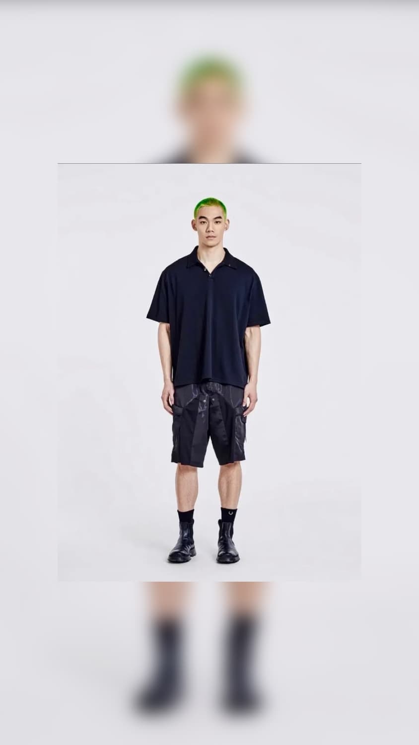 51퍼센트 Pierce Daddy PK T-Shirt 블랙 (M) 새상품 상품이미지1