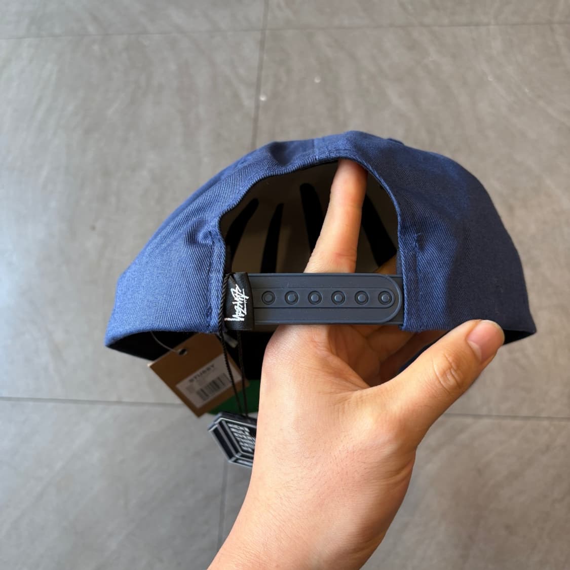 스투시 빅 스탁 네이비 캡 모자 상품이미지3