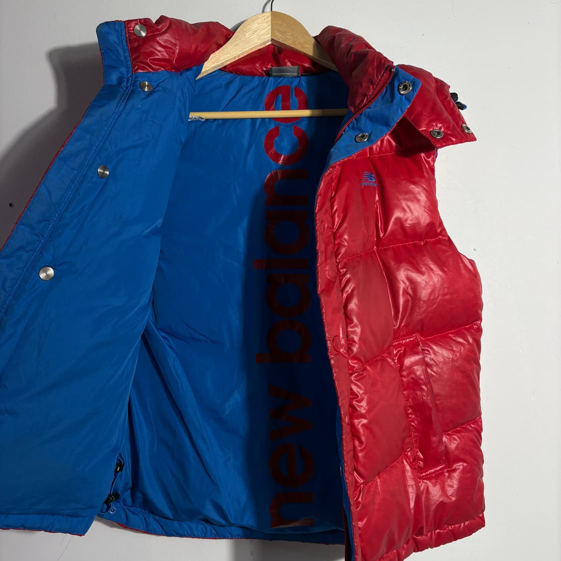 뉴발란스 빈티지 레드 패딩 베스트 (무료배송) 상품이미지5