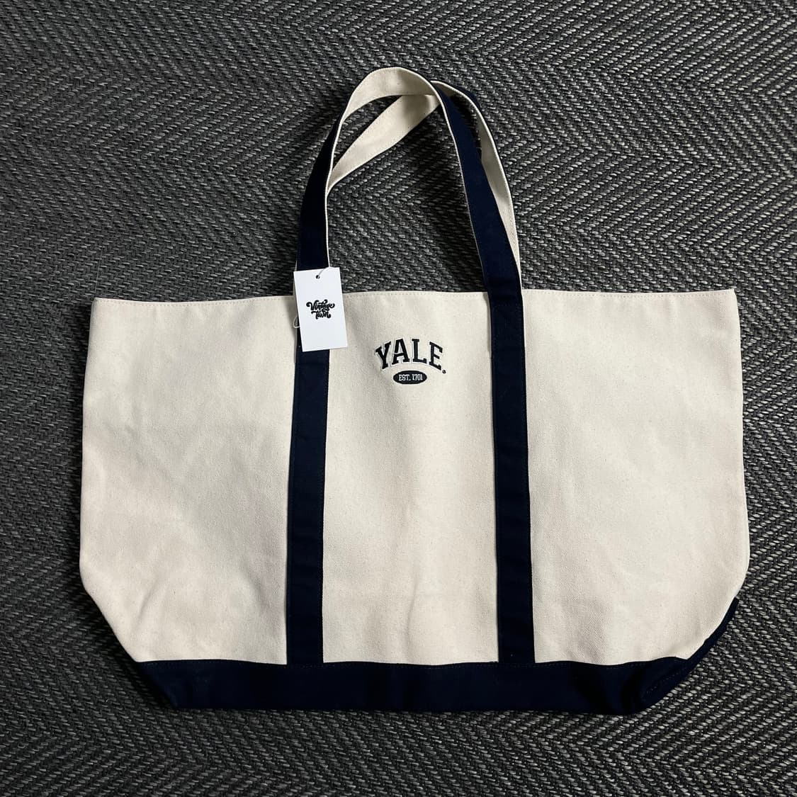 YELE 예일 투톤 캔버스 에코 도트백o 4297 상품이미지1