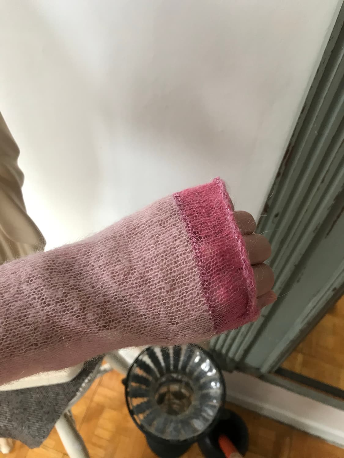 vintage mohair pink knit 상품이미지4