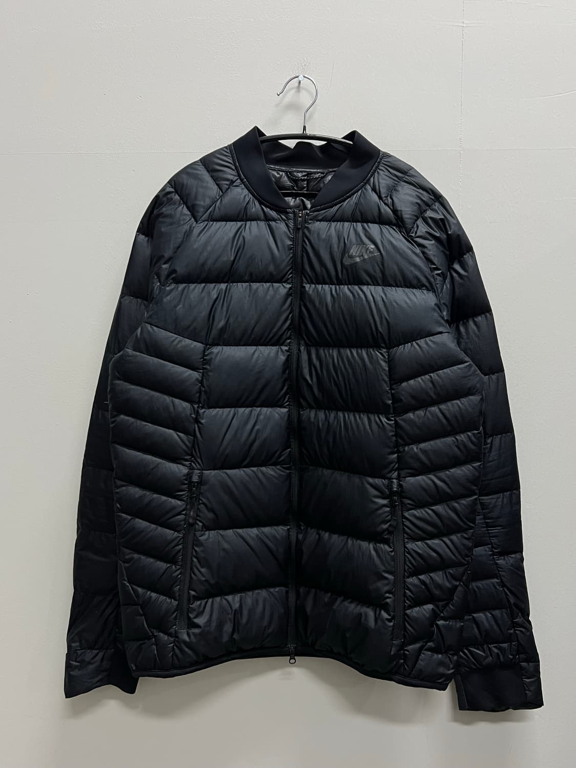 나이키 덕다운 경량 블루종 패딩 자켓 블랙 상품이미지2