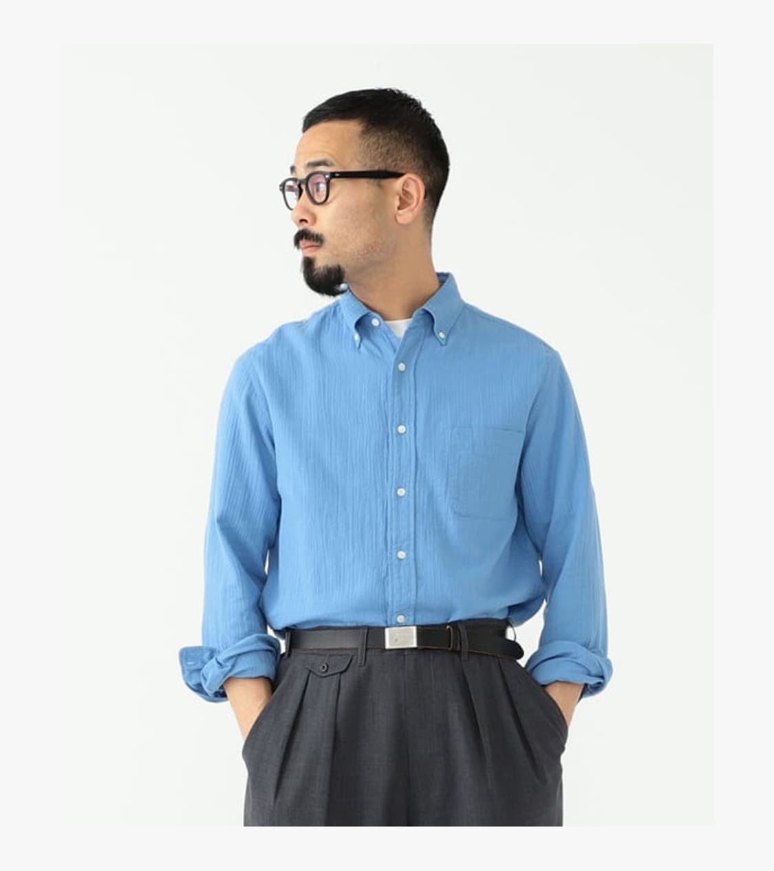 BEAMS PLUS - 23SS DOUBLE GAUZE SHIRT 상품이미지3