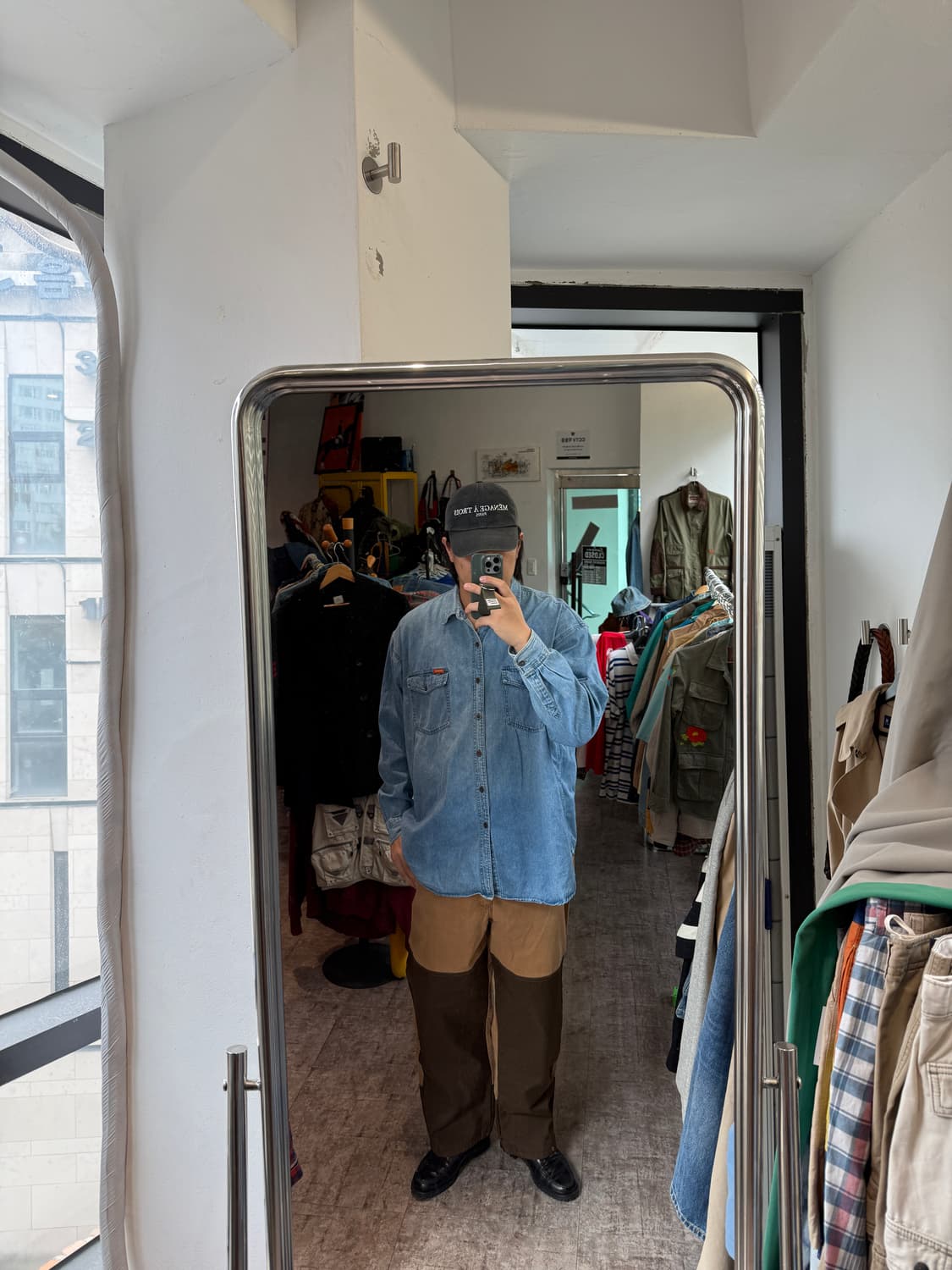 JORDACHE 오리지널 데님셔츠 2XL 상품이미지4