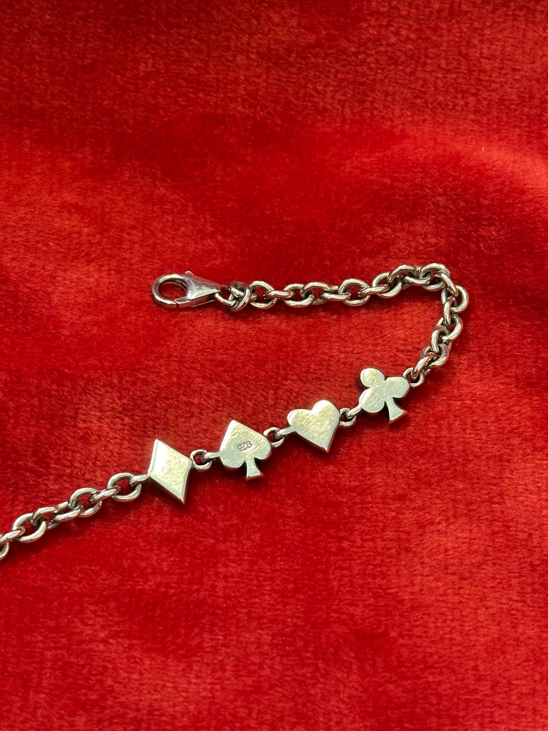Vintage Card Suit Charm Bracelet♦️♠️♥️♣️ 상품이미지4