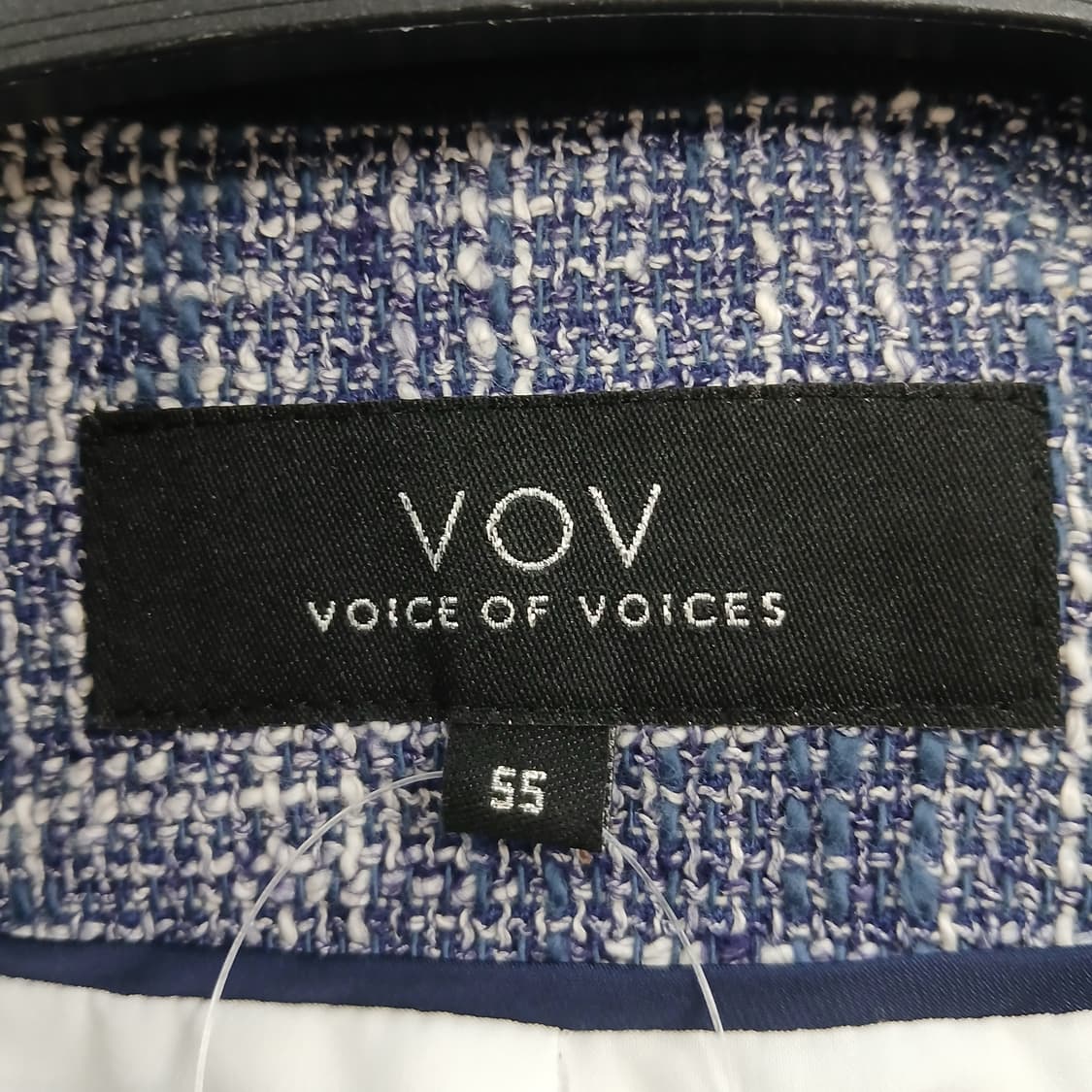 VOV 트위드 블루종 자켓 상품이미지7