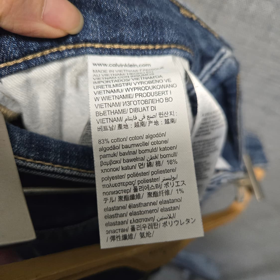캘빈클라인 데님 부츠컷 청바지  상품이미지6