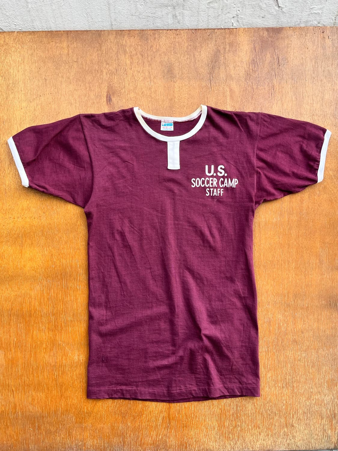 70s Champion U.S. Soccer Camp Ringer Tee 상품이미지1
