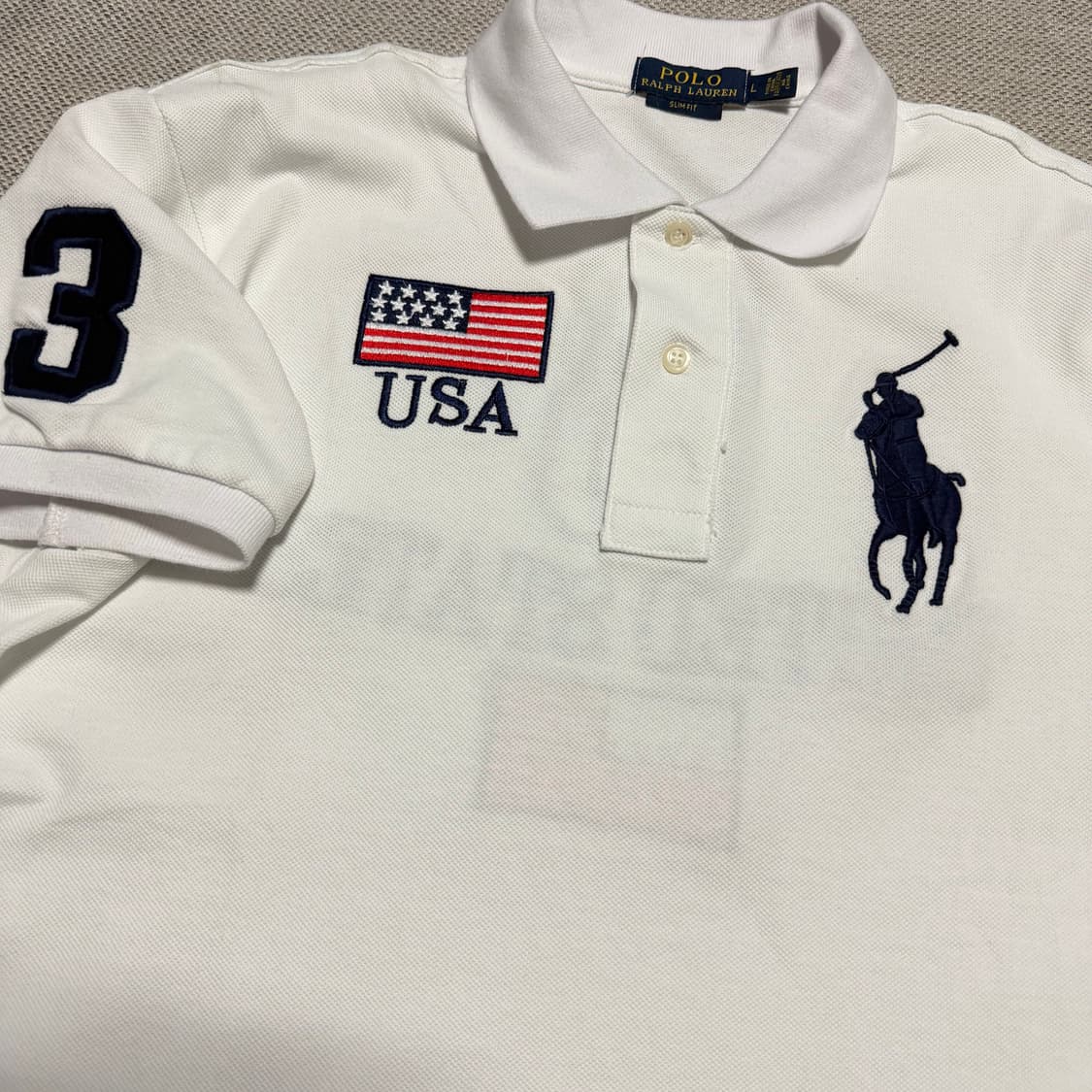 폴로 랄프로렌 빅포니 USA 반팔 카라티 상품이미지2