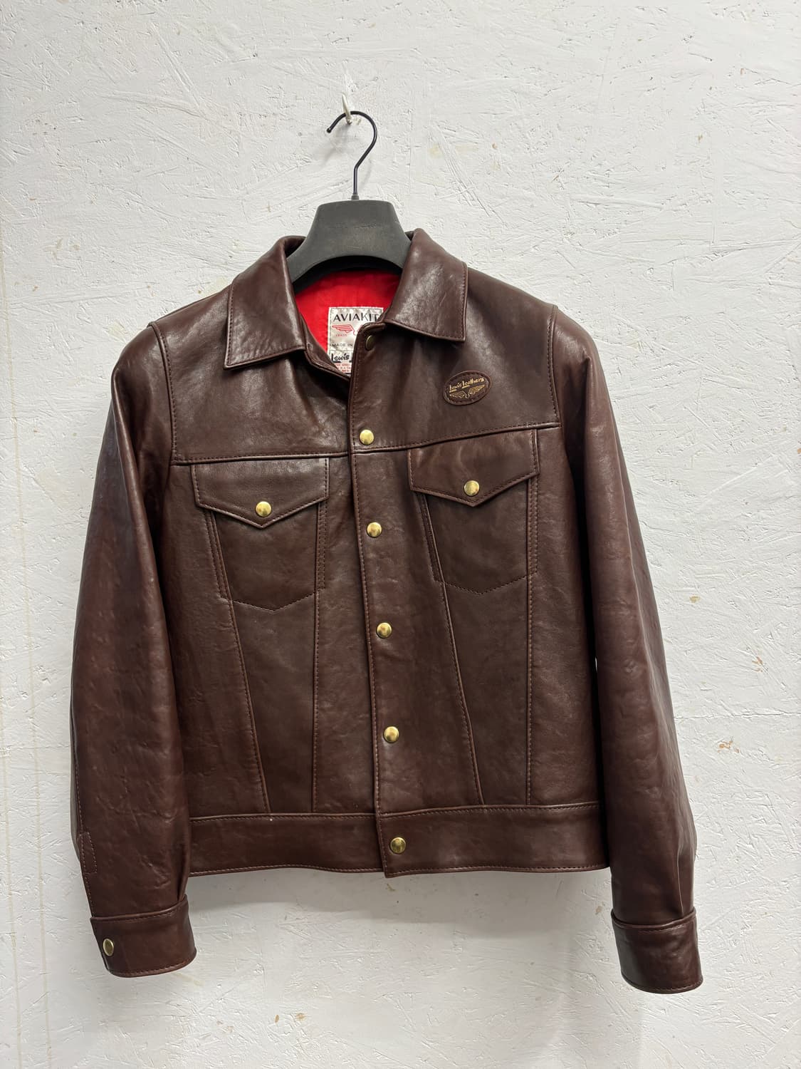 Aviakit Lewis leathers chestnut  상품이미지7