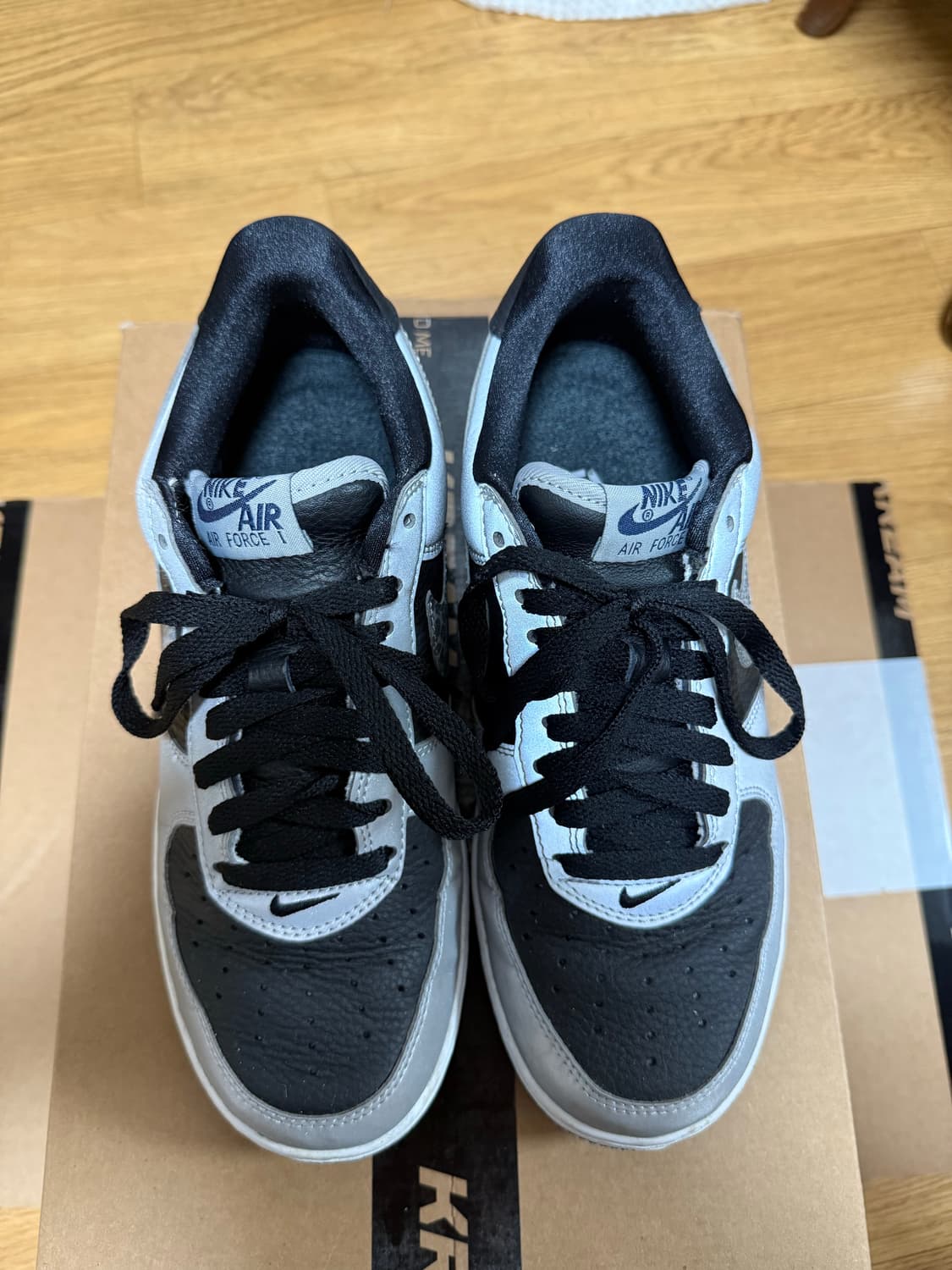 255) 나이키 에어포스1 B 실버스네이크 상품이미지4