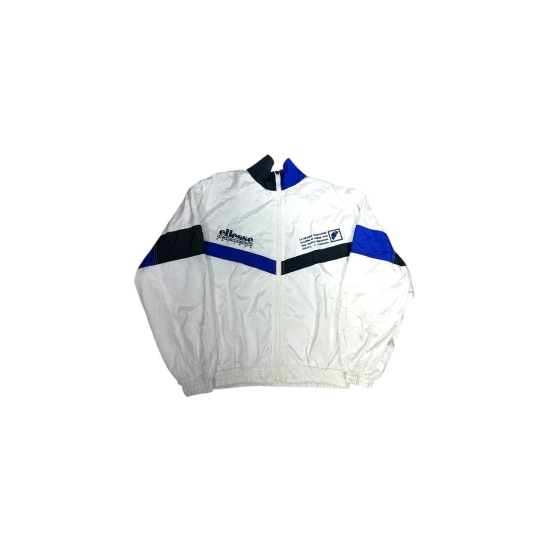 엘레쎄 올드스쿨 화이트 오버핏 바람막이 자켓 L 상품이미지5