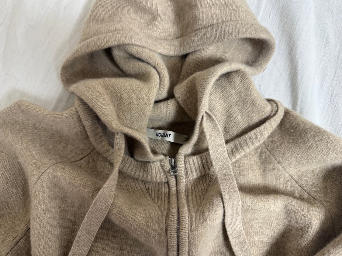 Nohant 울 캐시미어 후드집업 상품이미지5