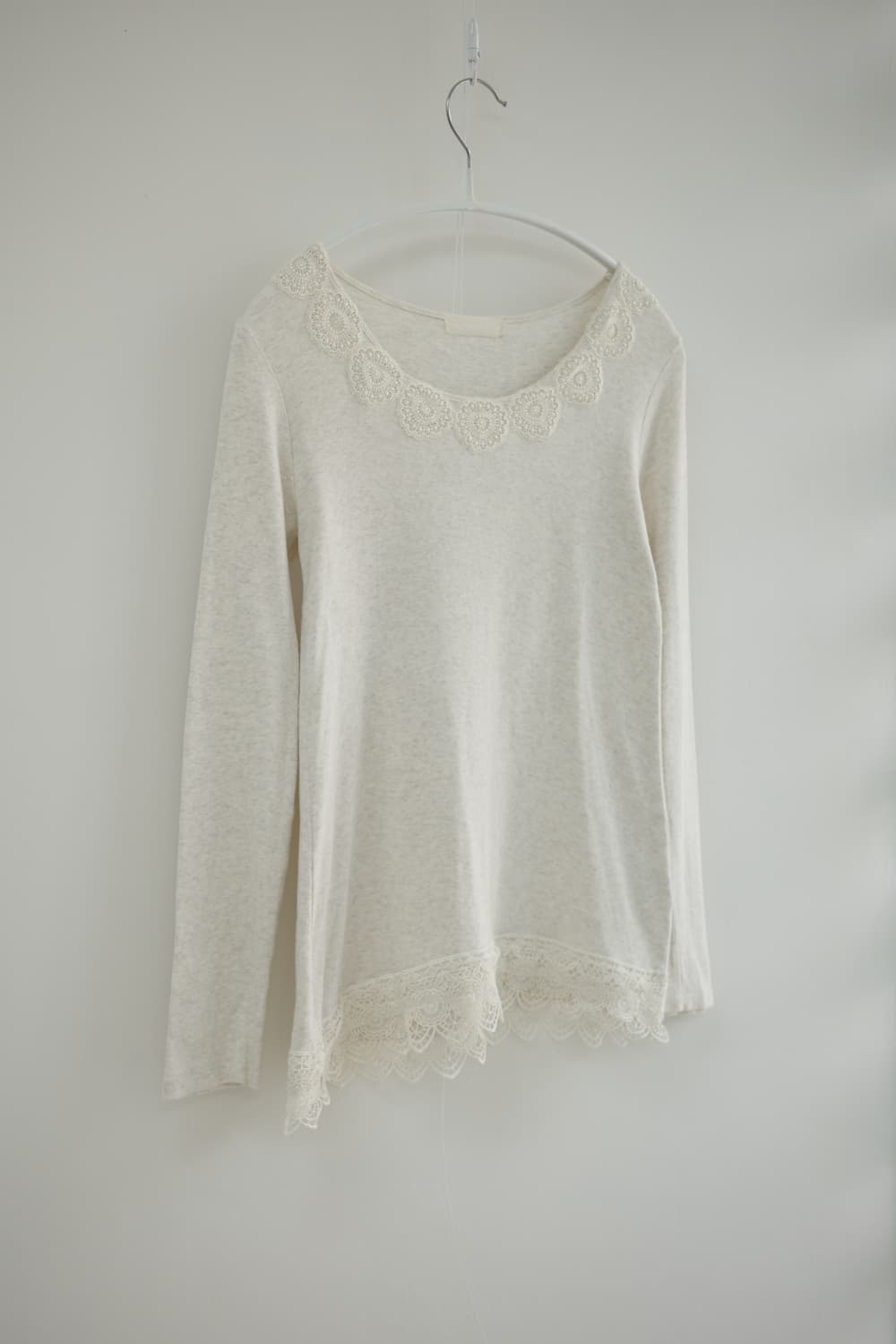  Jeanasis oatmeal lace sleeveless tee 상품이미지6