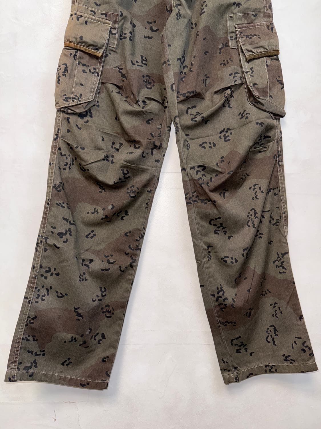 Khaki brown camouflage leopard wide 카고팬츠 상품이미지3