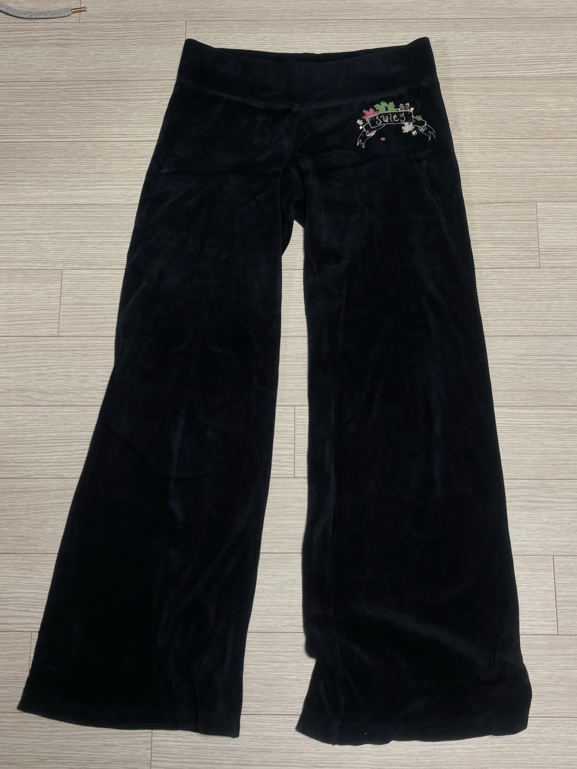 쥬시 블랙 벨벳 셋업 상품이미지4