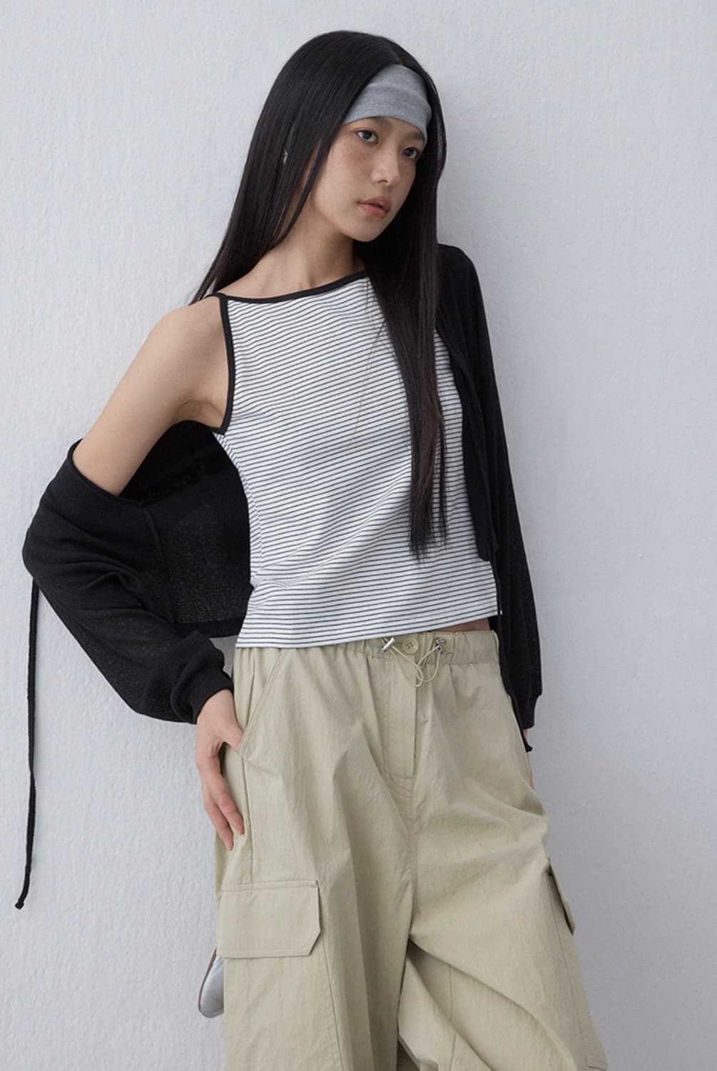 28) 미쏘 파라슈트 팬츠 아이보리 상품이미지5