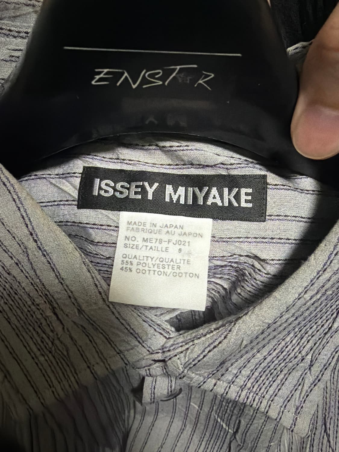 [5]issey miyake 주름가공 셔츠 상품이미지3
