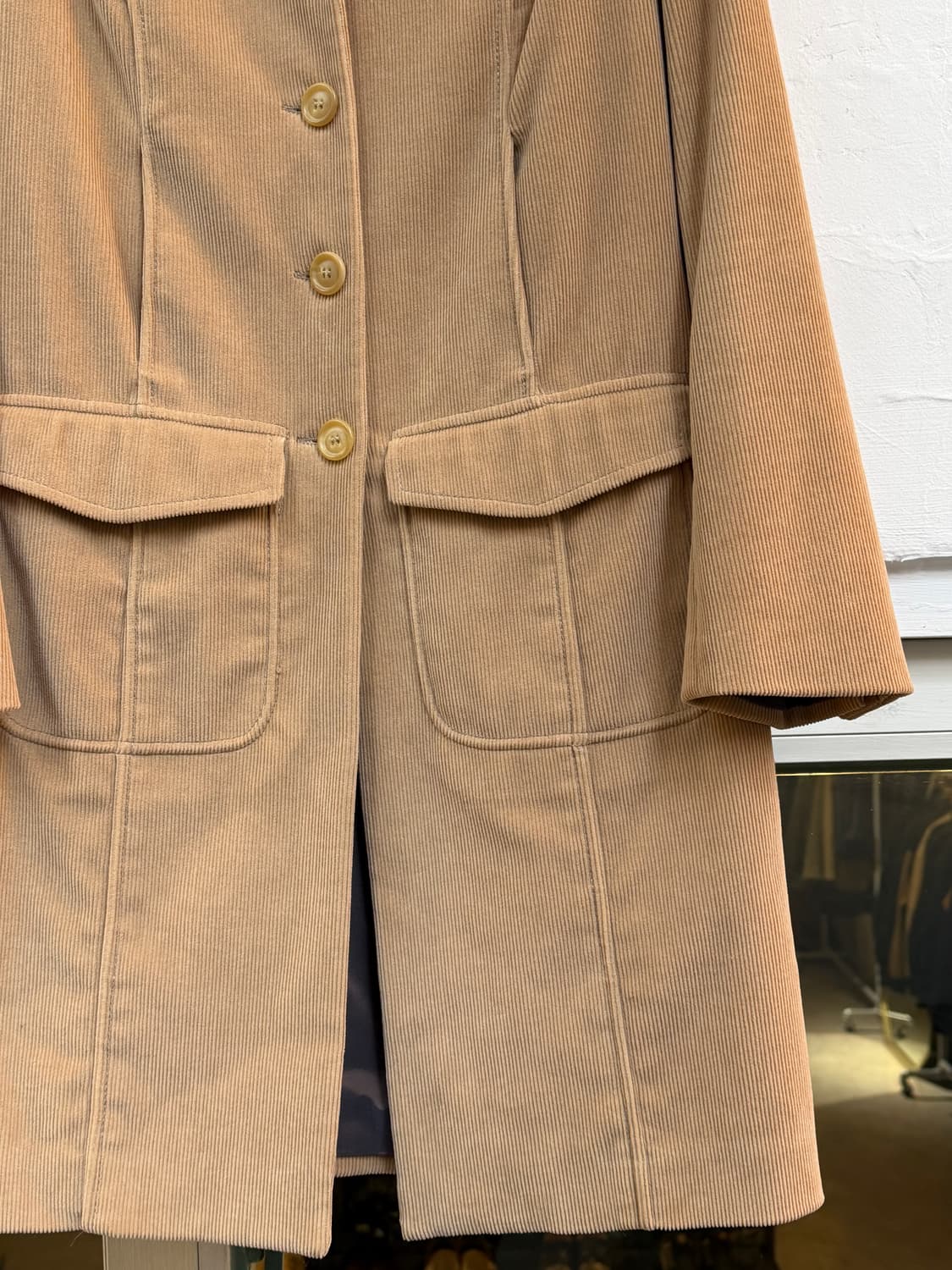 Piazza Sempione 베이지 코듀로이 코트 38 상품이미지4