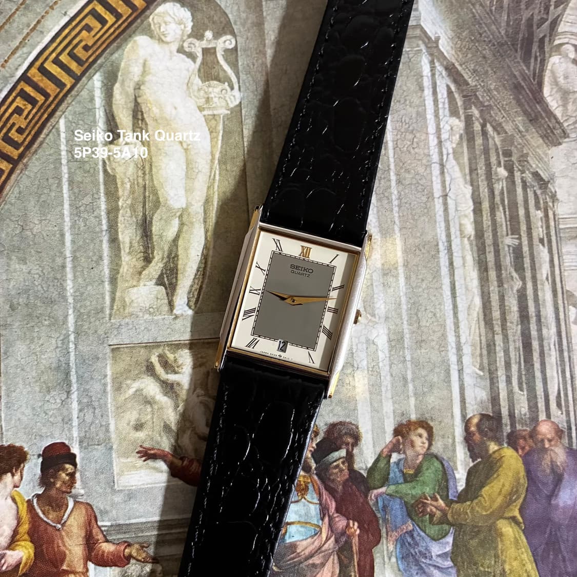 1986s Seiko Roman Tank Quartz 상품이미지3