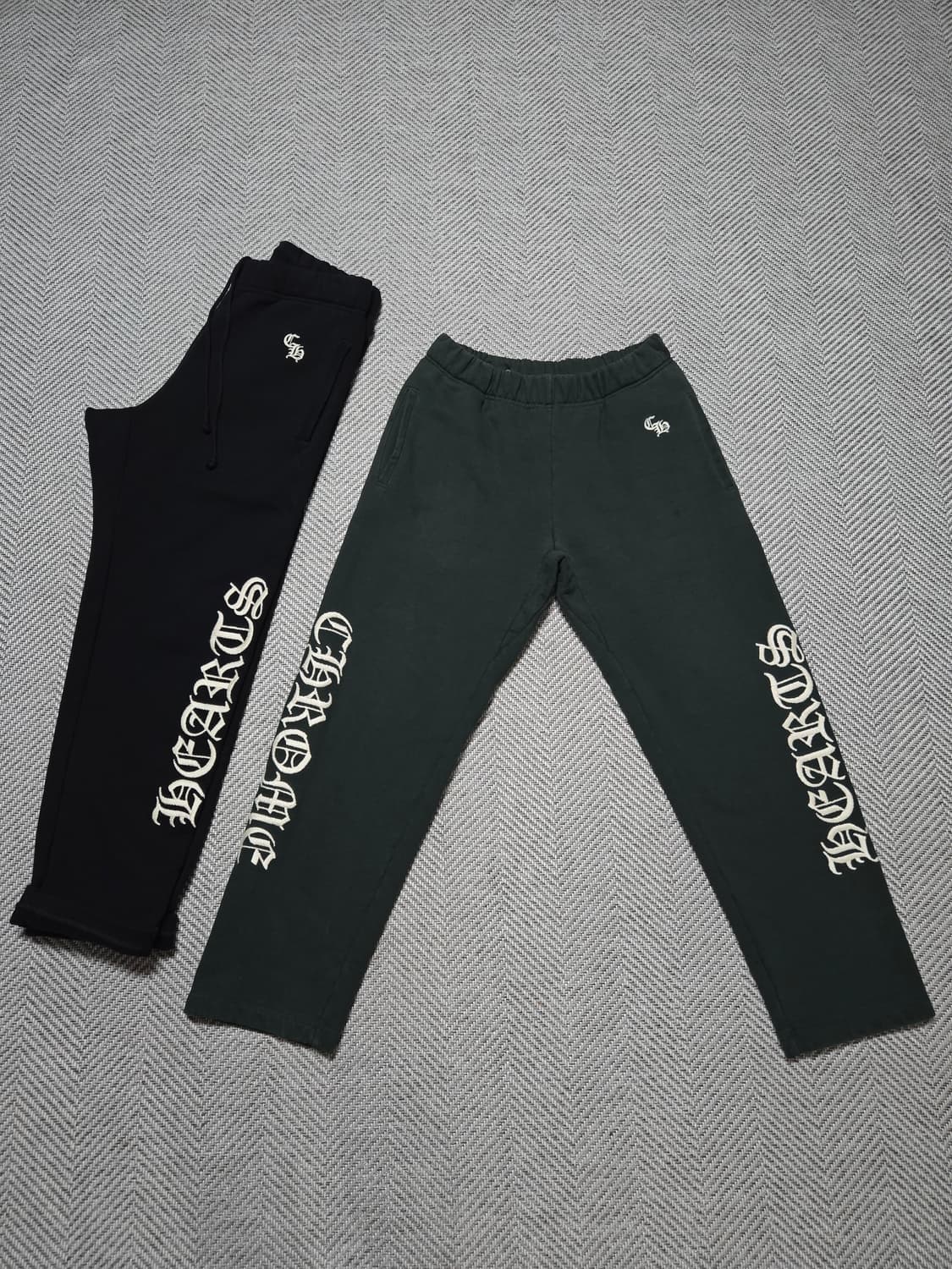 크롬하츠 헤비웨이트 자수 그린 팬츠(정품) 상품이미지1