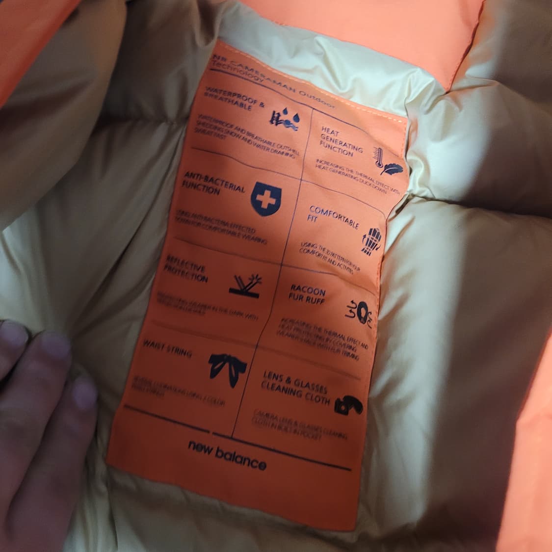 뉴발란스 카메라맨 라지 신품 상품이미지2