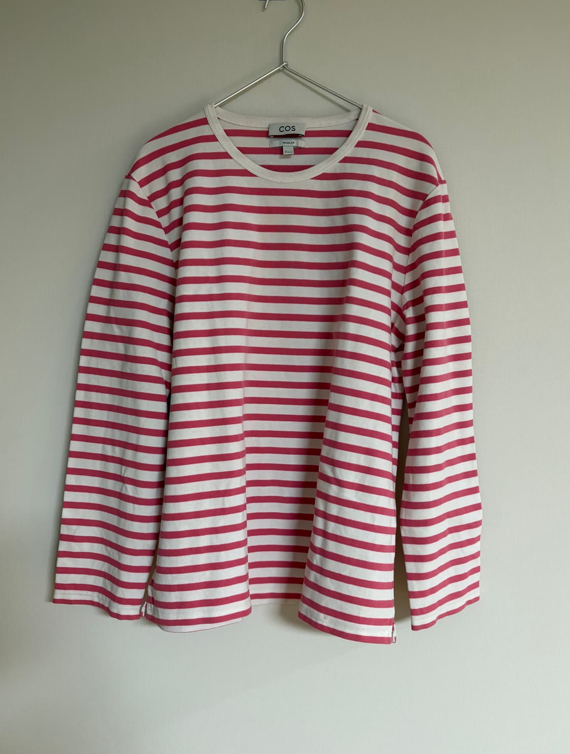코스 COS 핑크 화이트 스트라이프 L 사이즈 상품이미지1