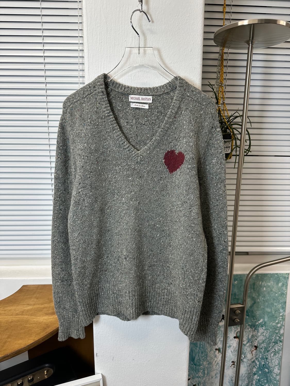 MICHAEL BASTIAN 브이넥 패치 니트 (48) 상품이미지2