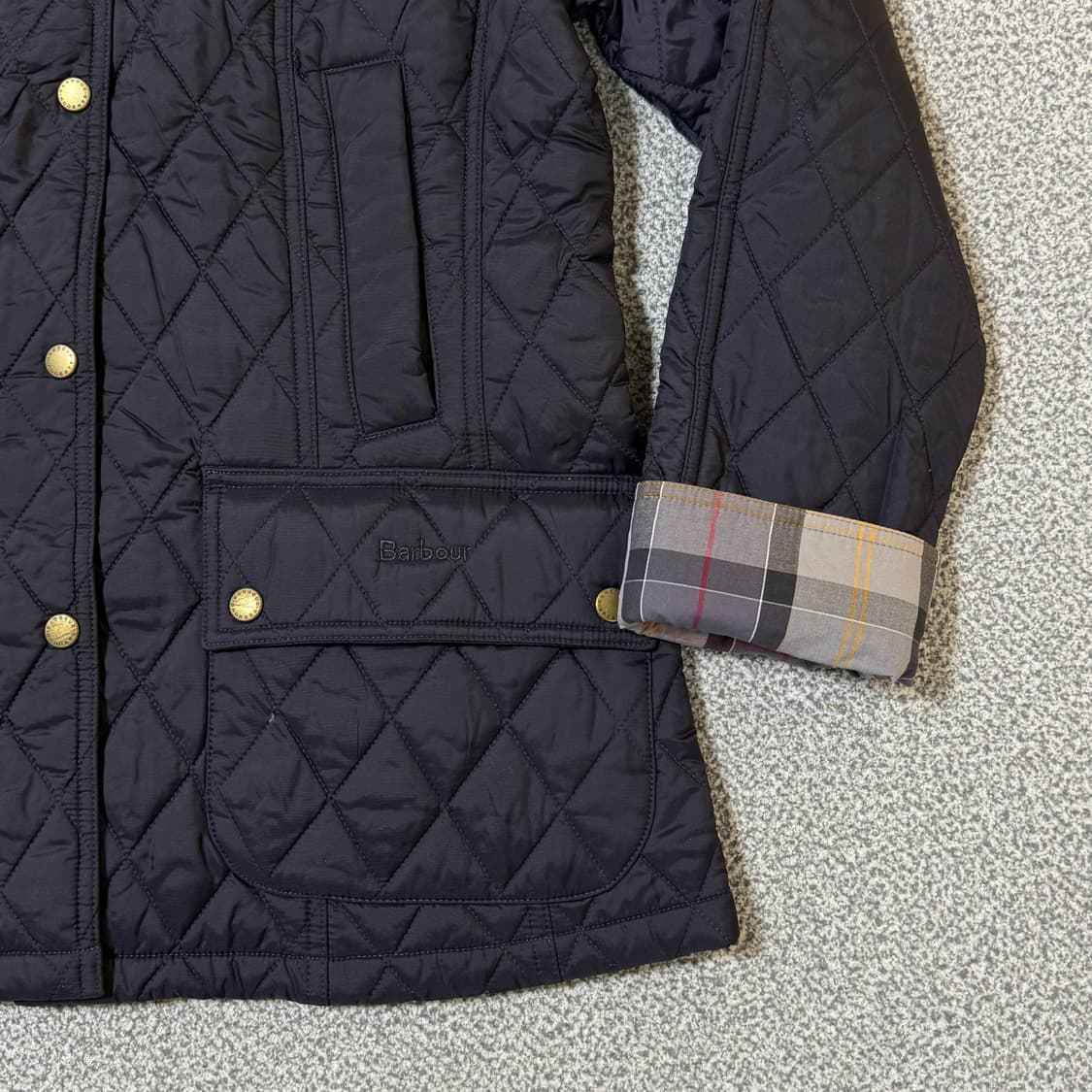 [정가 33만원] 바버 비드넬 퀄팅 자켓 여성용 UK12 상품이미지6