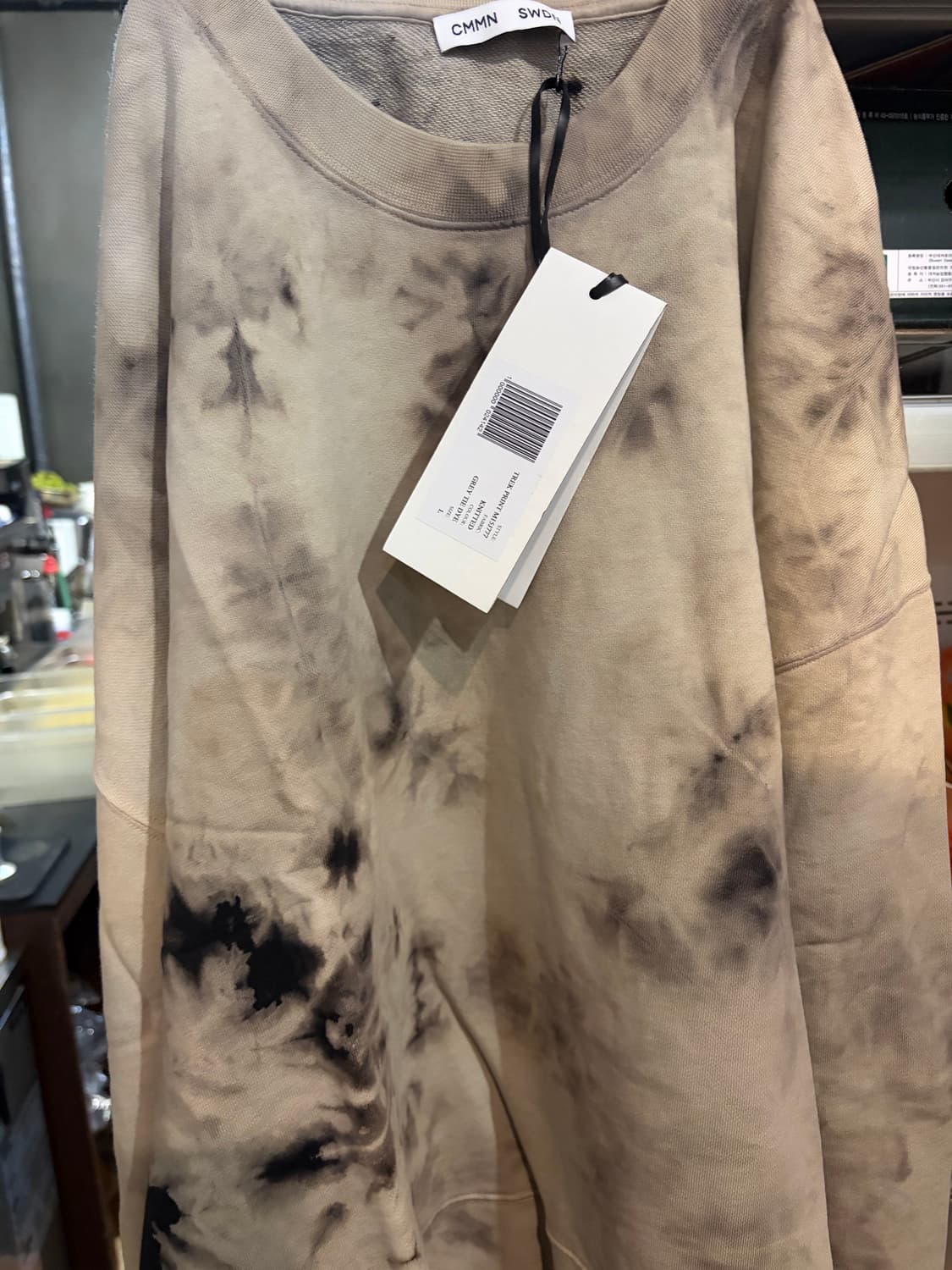 CMMN SWDN 커먼스웨덴 맨투맨니트  L 그레이 상품이미지1