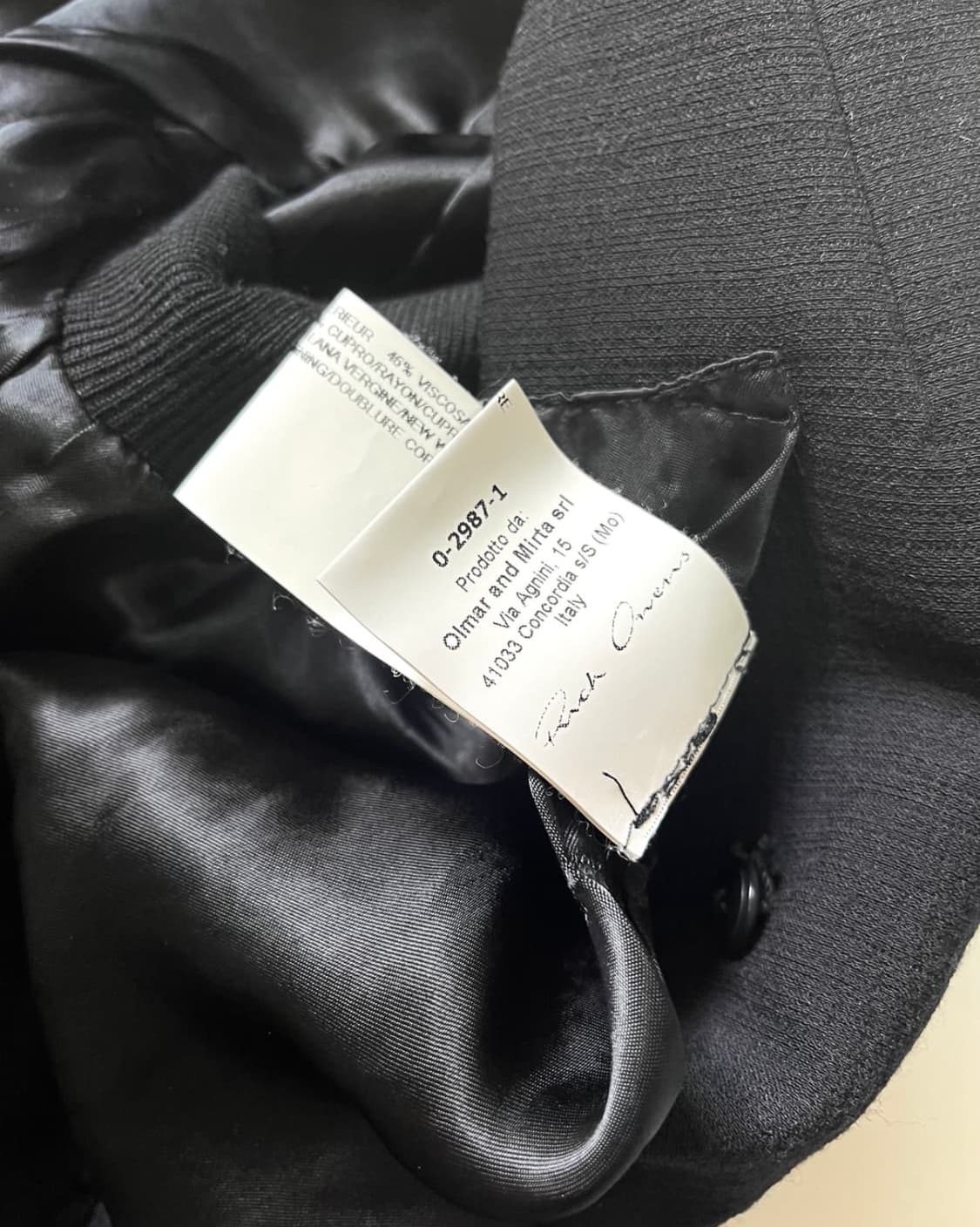 릭오웬스 13FW 울자켓 상품이미지6