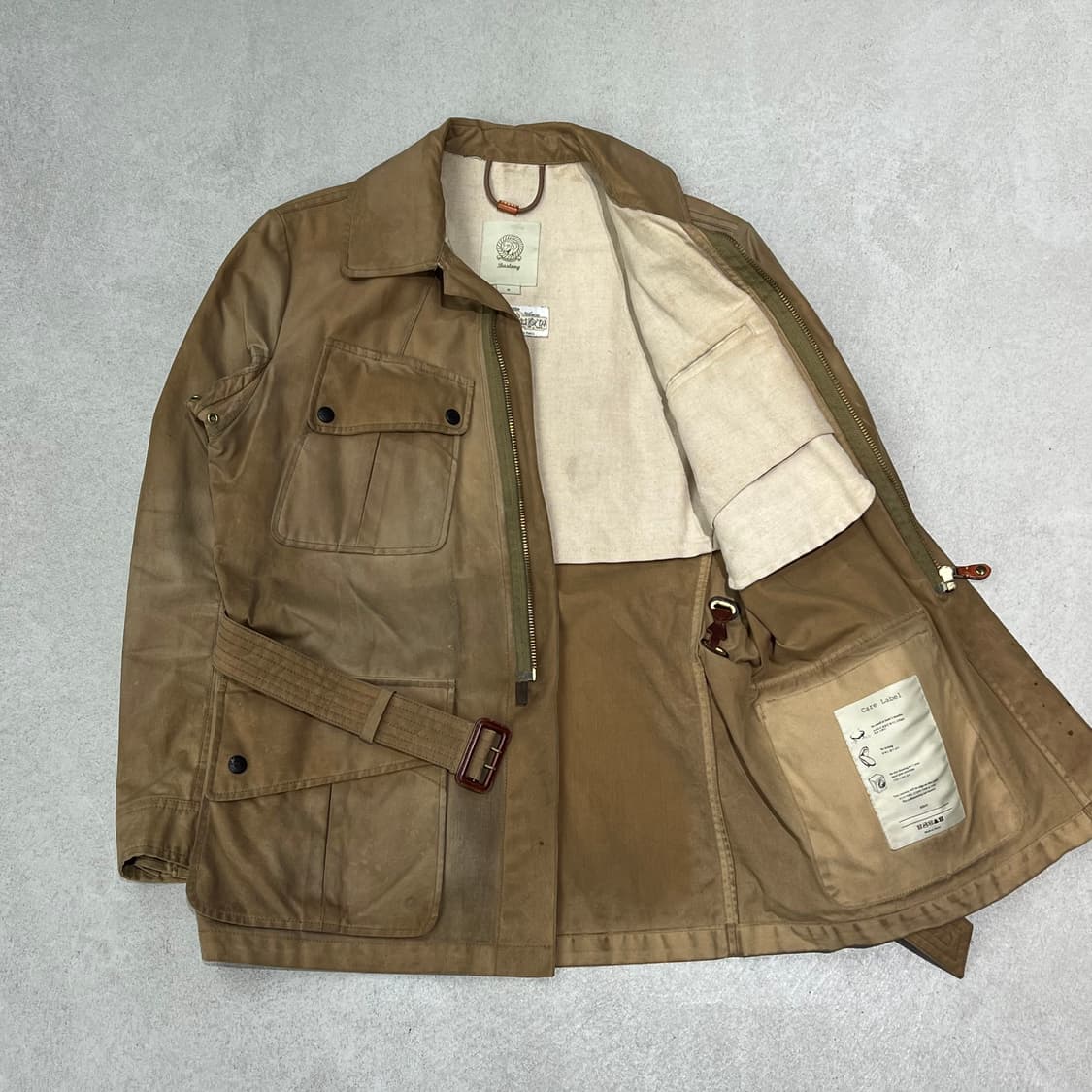 바스통 멀티포켓 벨티드자켓 s09849 상품이미지3