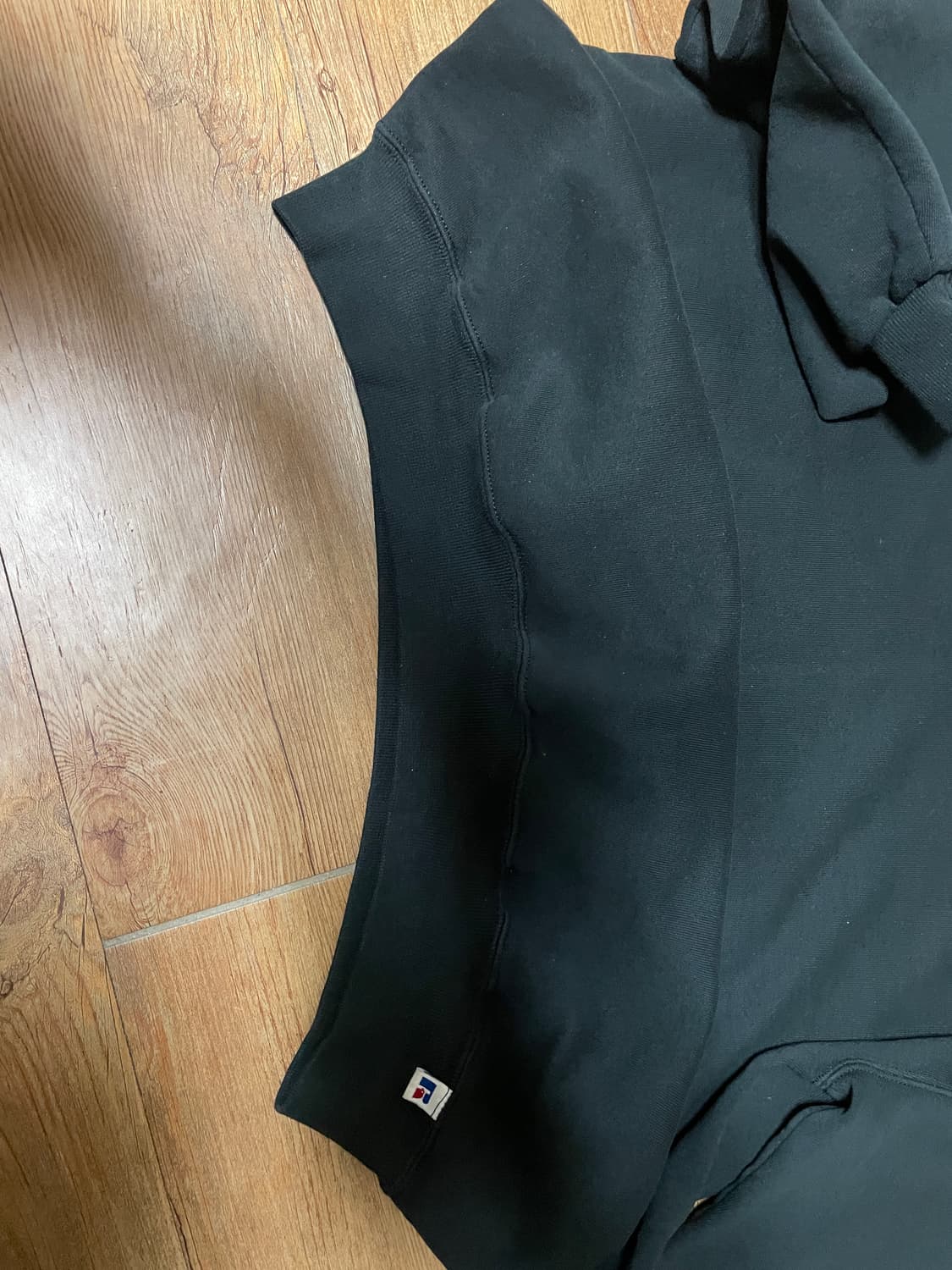 90s 러셀 스웻셔츠 블랙 XXL 멕시코제 상품이미지5