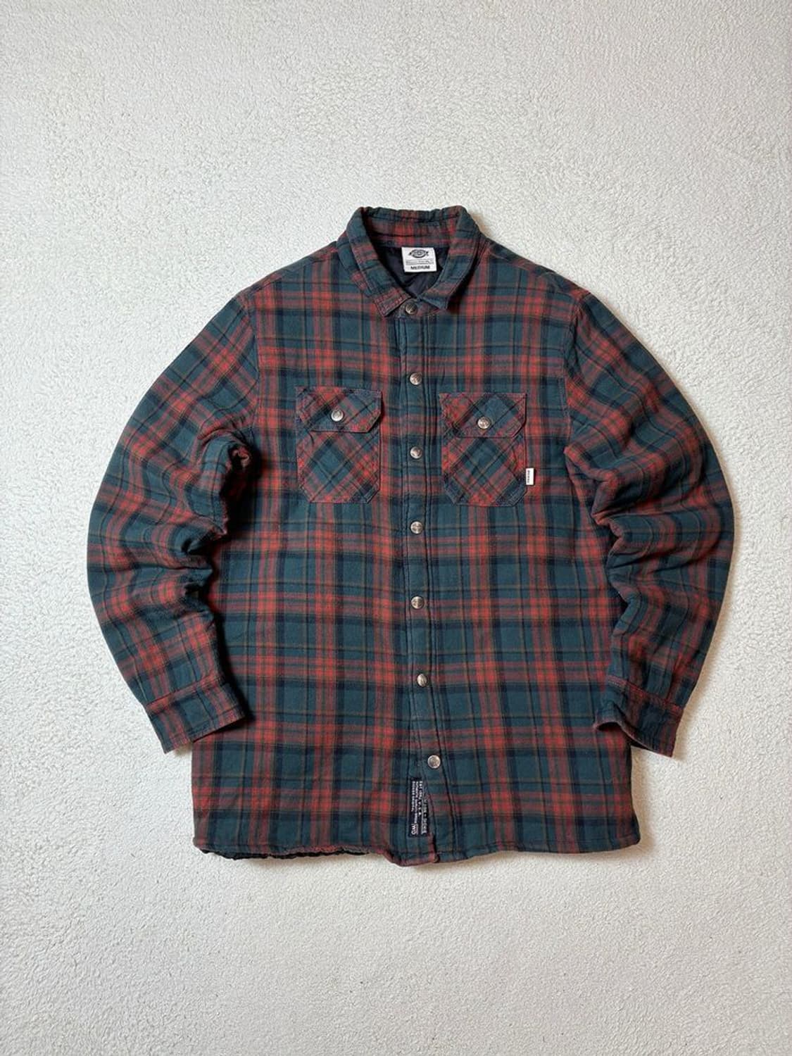 디키즈 DICKIES 체크 누빔 남방 PN7064 상품이미지1