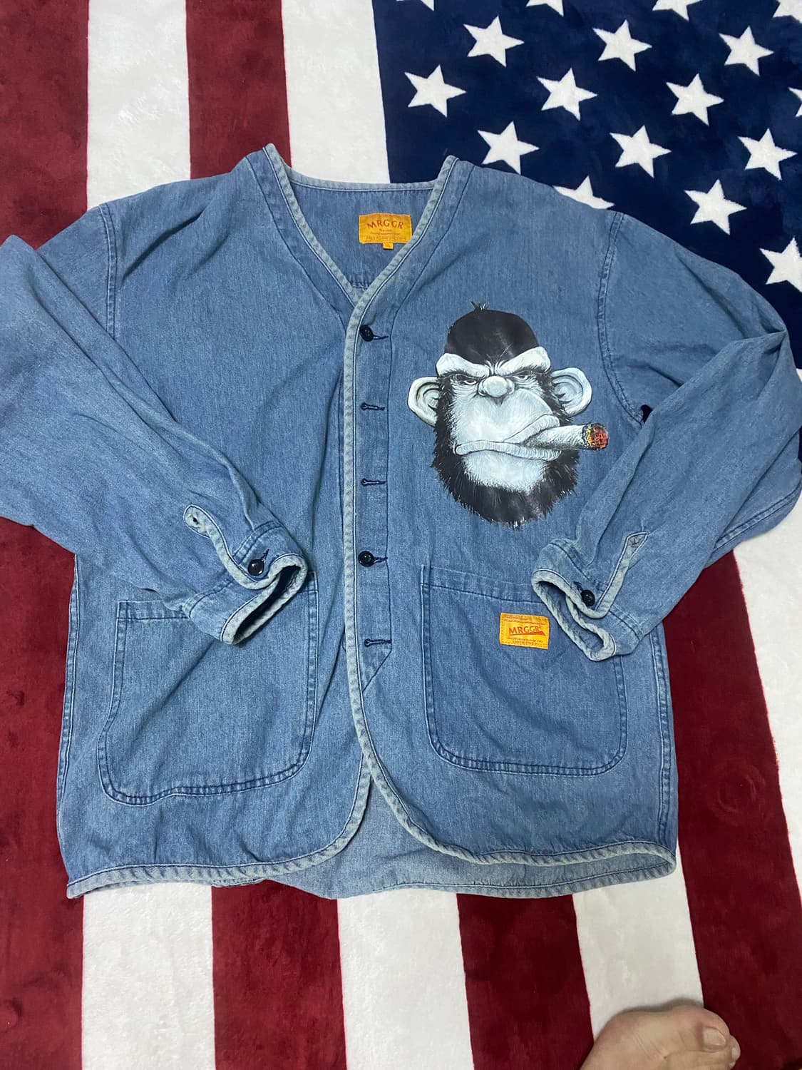 MRGGR 클래식 카고 데님 자켓 상품이미지1