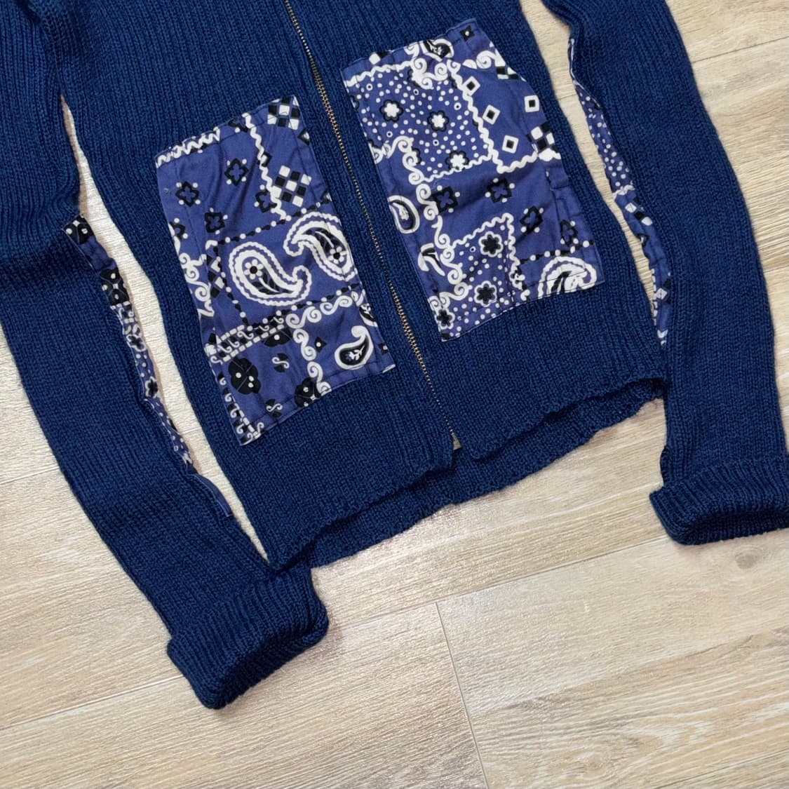 Hysteric glamour H.G.ARMY 페이즐리 코만도 스웨터 상품이미지3