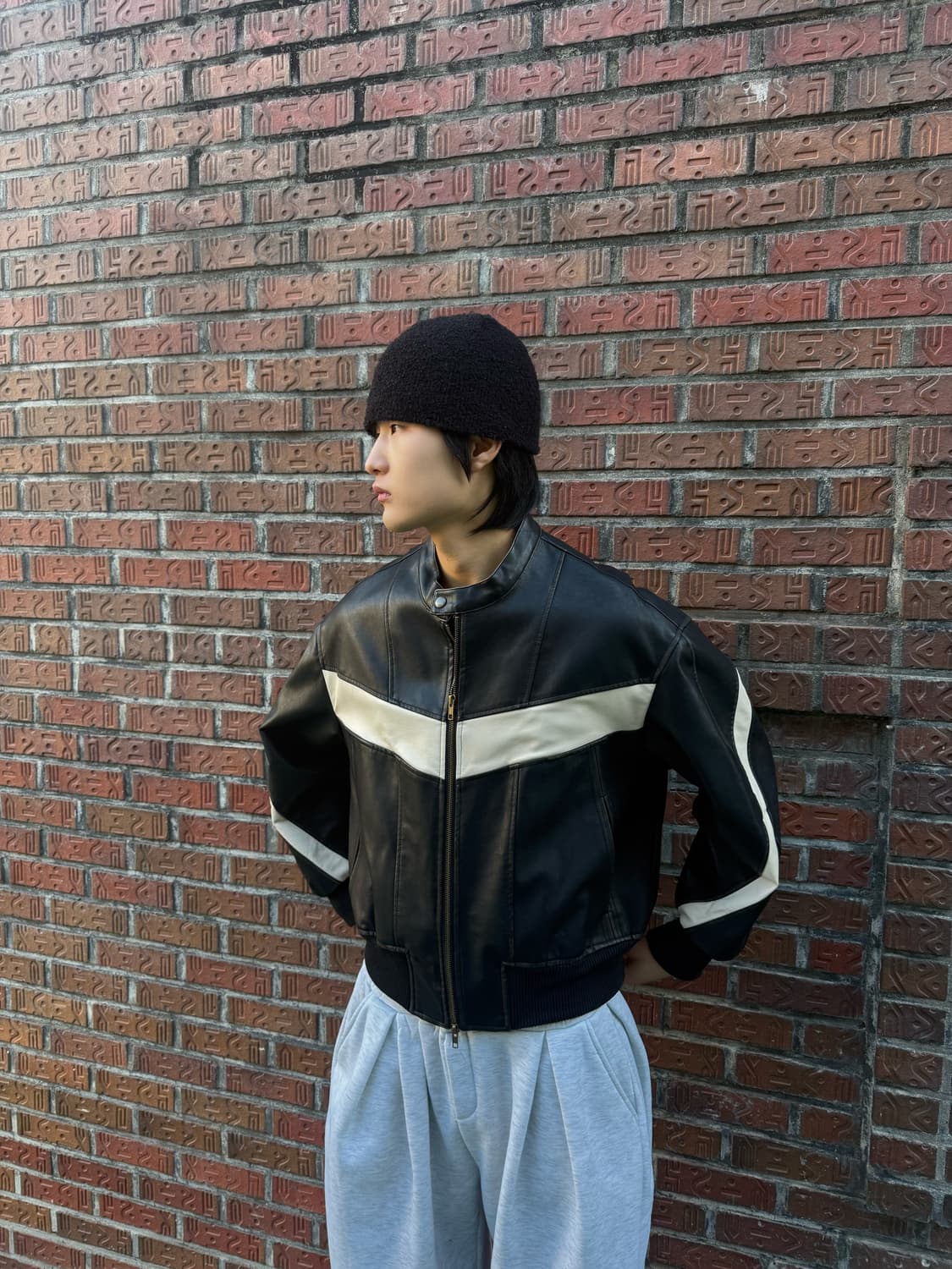 Lafudge store 가죽자켓 상품이미지1