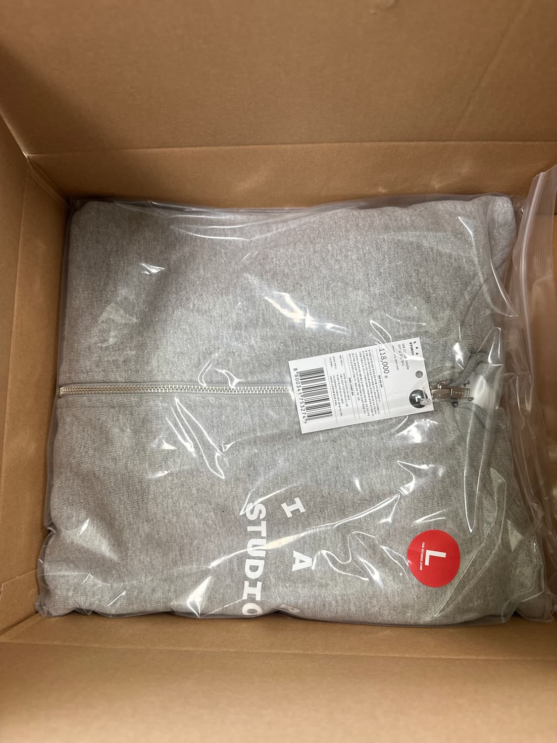 아이앱 후드집업 그레이 26ss 상품이미지1