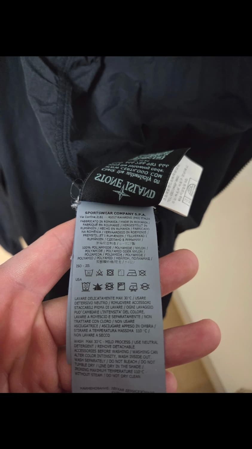 스톤아일랜드 블랙 오버셔츠 105 상품이미지5