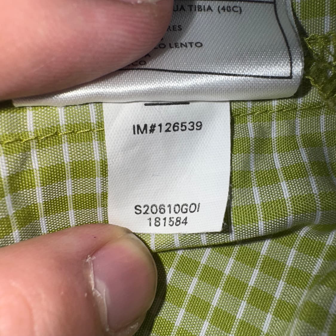 00s 나이키 ACG 체크 셔츠 그린 ( XL ) 상품이미지9