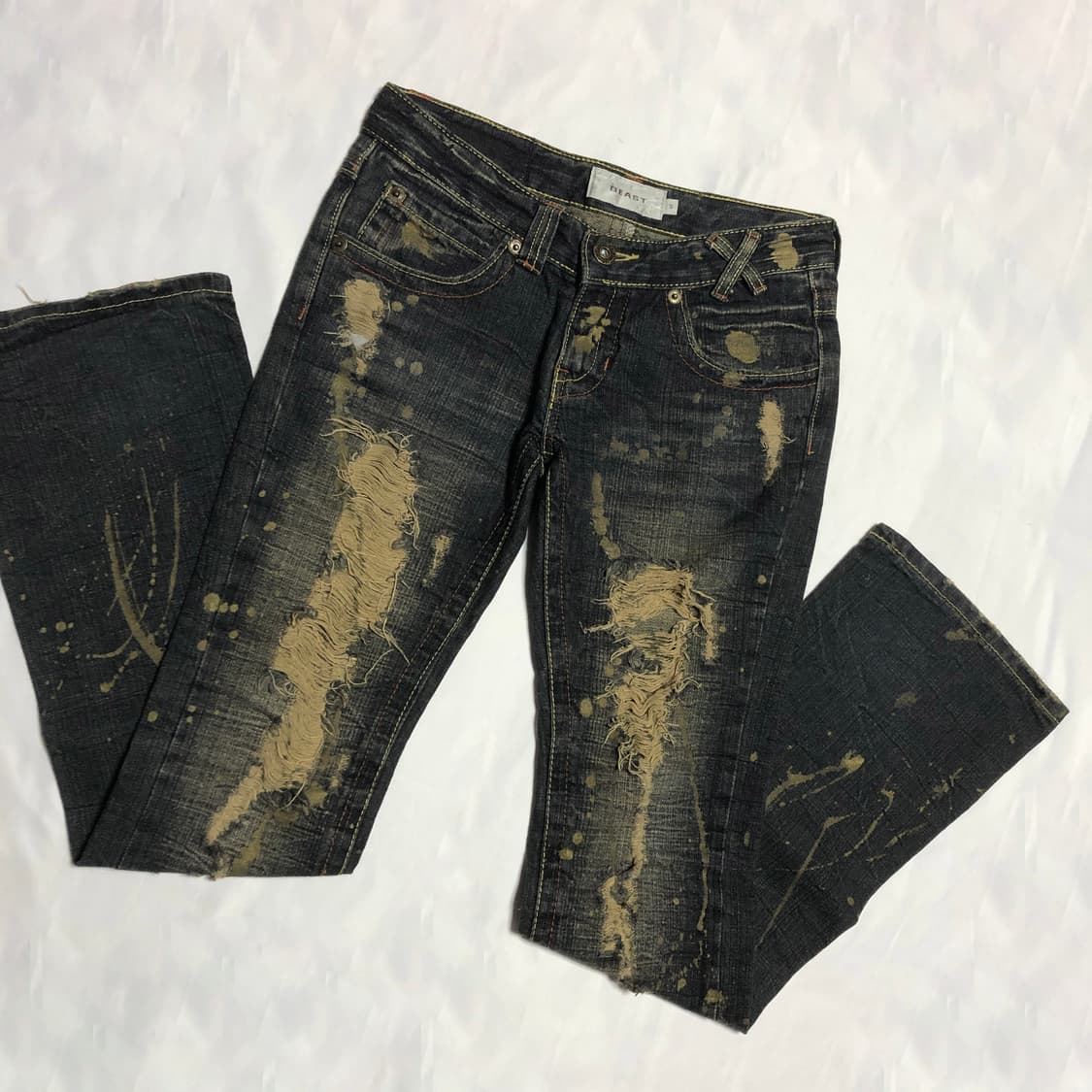 데미지 진 데님 팬츠 상품이미지2