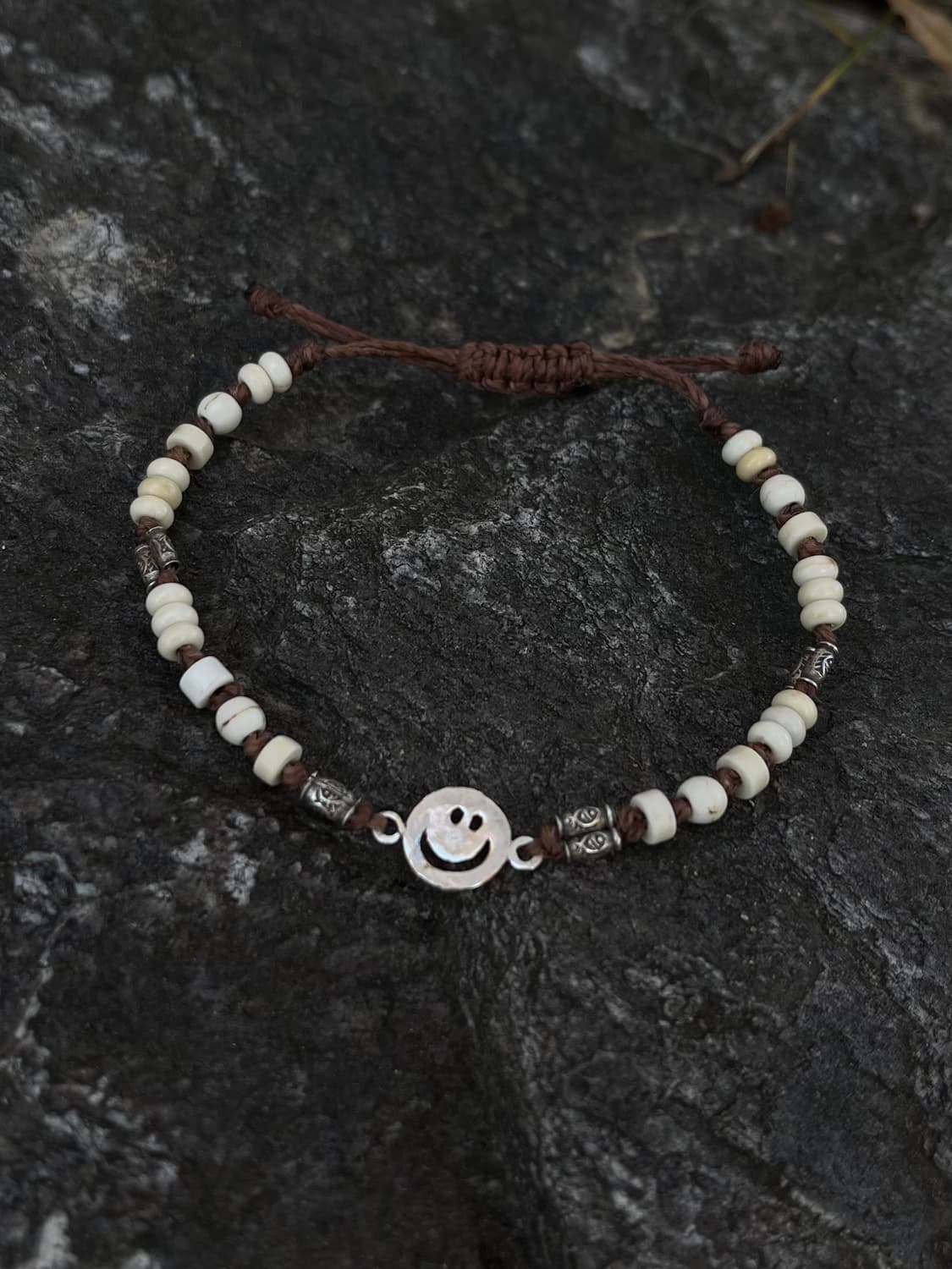 스마일 실버 팔찌 상품이미지1