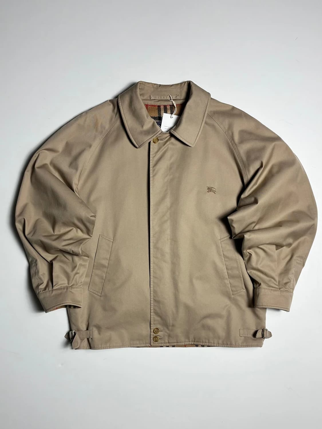 버버리 00's 노바체크 안감 빈티지 블루종 자켓 R1374 상품이미지1