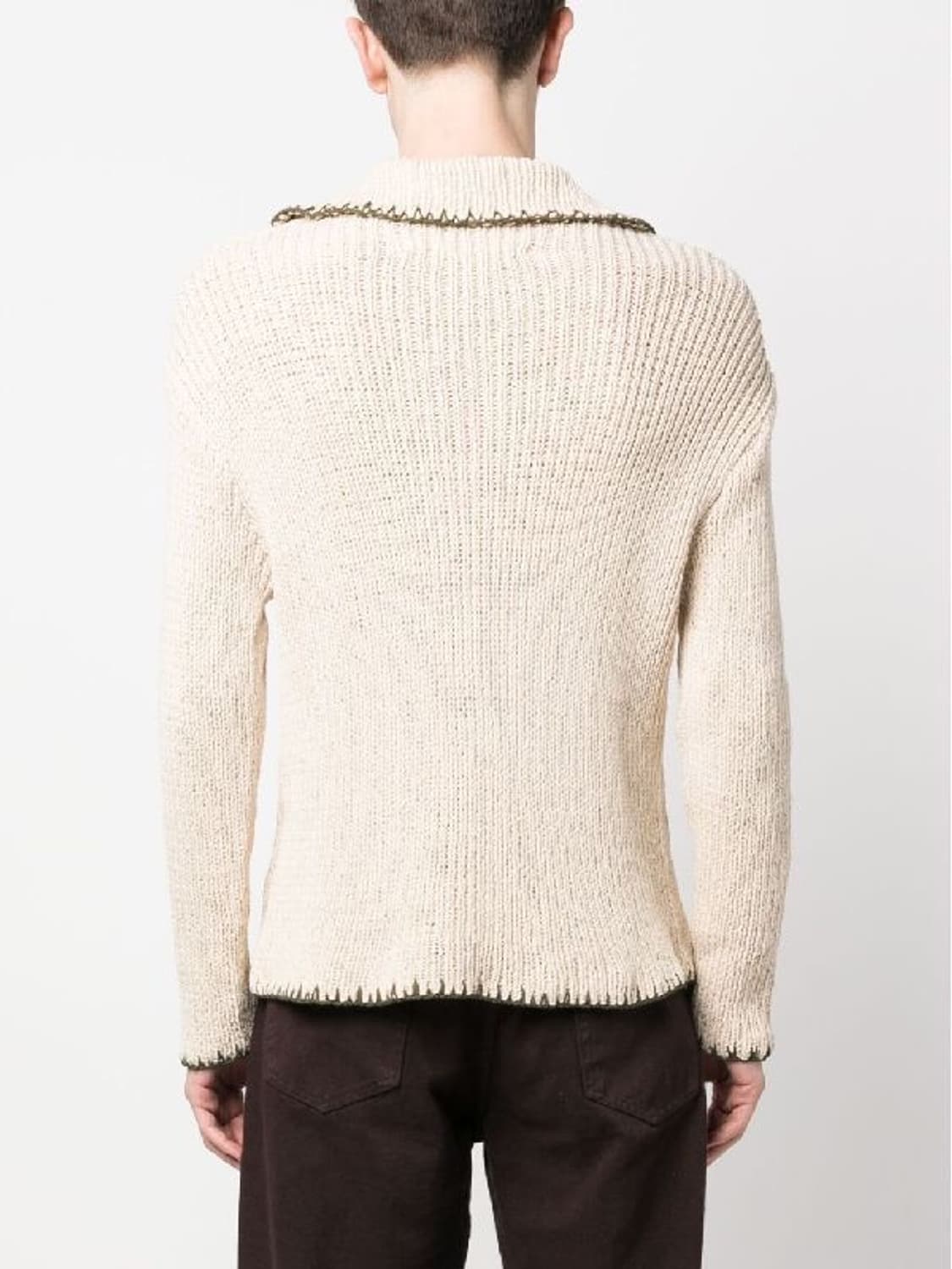 Story mfg. GRANDAD 스티치 디테일 가디건 상품이미지3