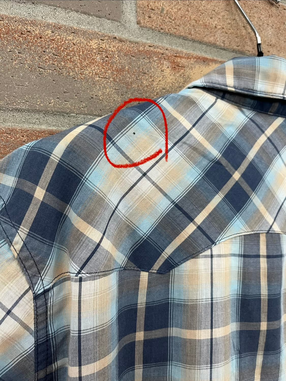 랭글러 웨스턴 체크 셔츠  상품이미지10