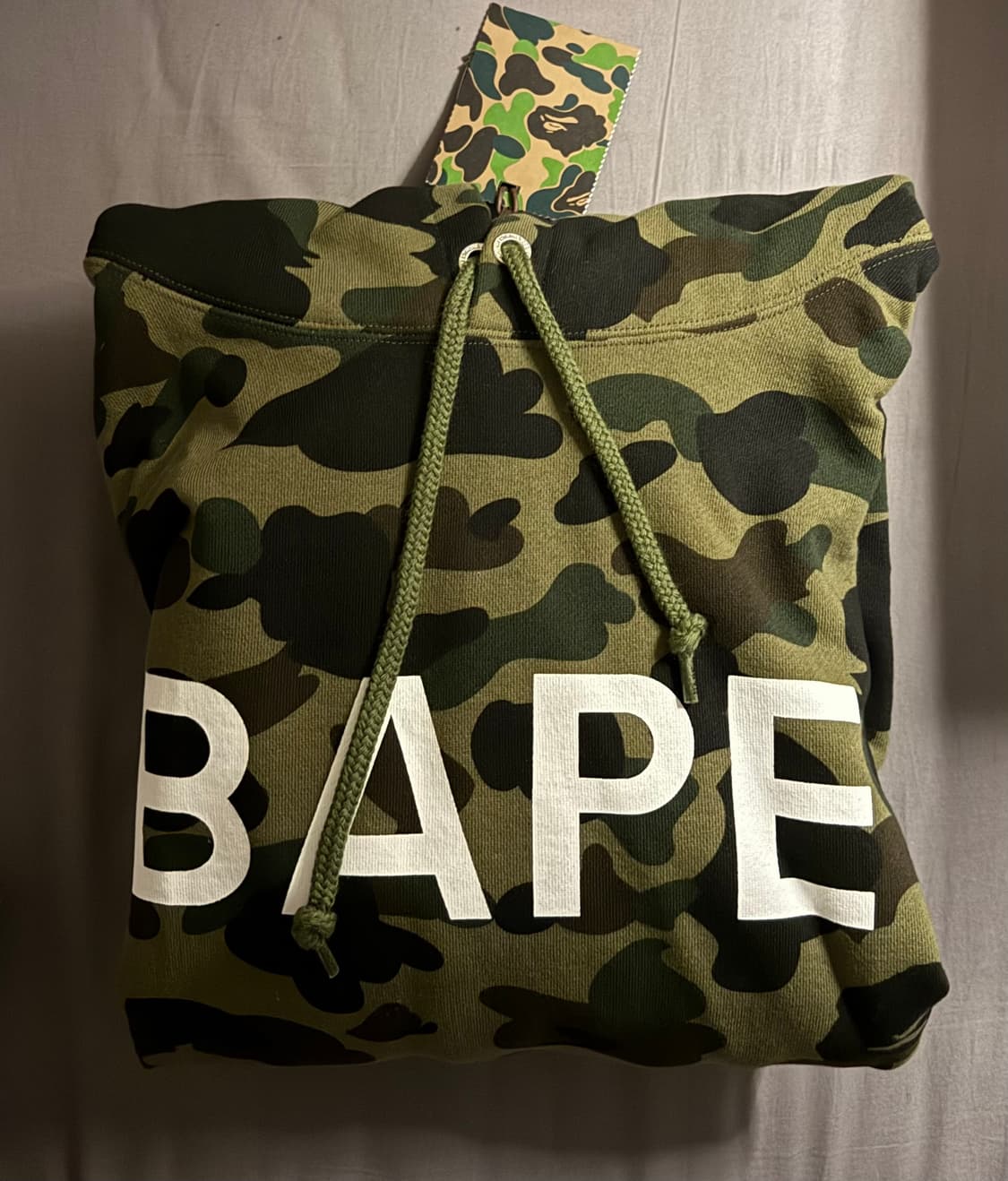 베이프 퍼스트 카모 후드 그린 상품이미지1