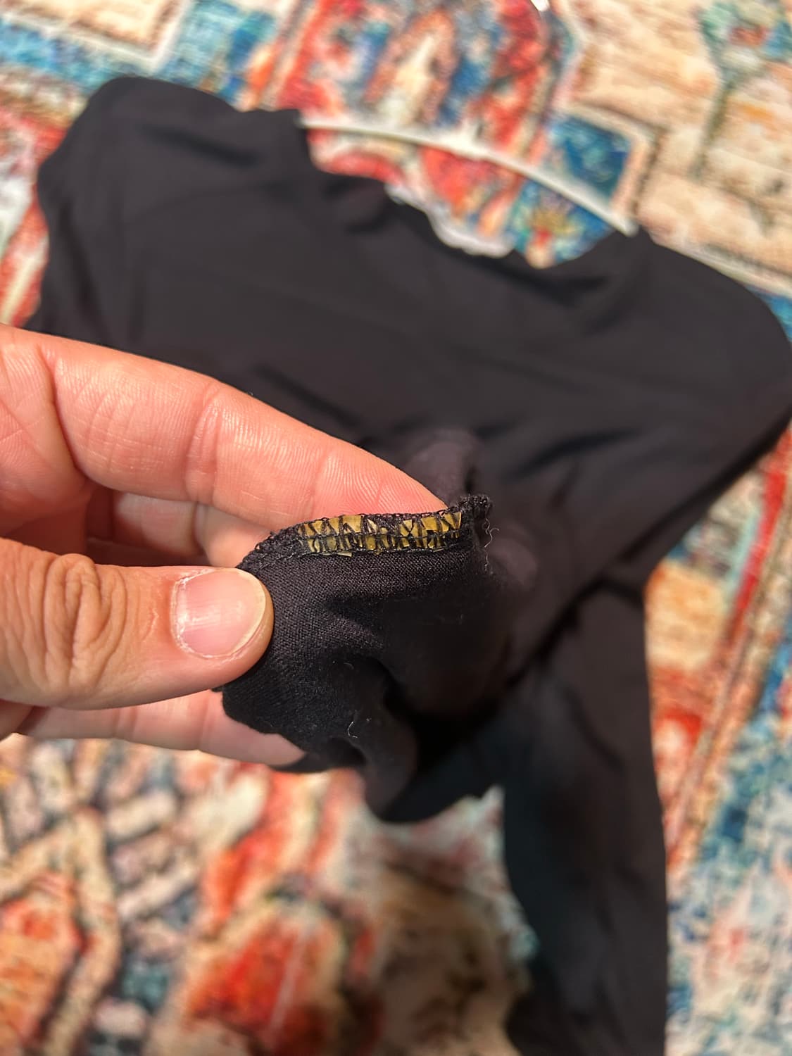 [XS] 알렉산더 왕 레이온 롱슬리브 블랙 상품이미지3