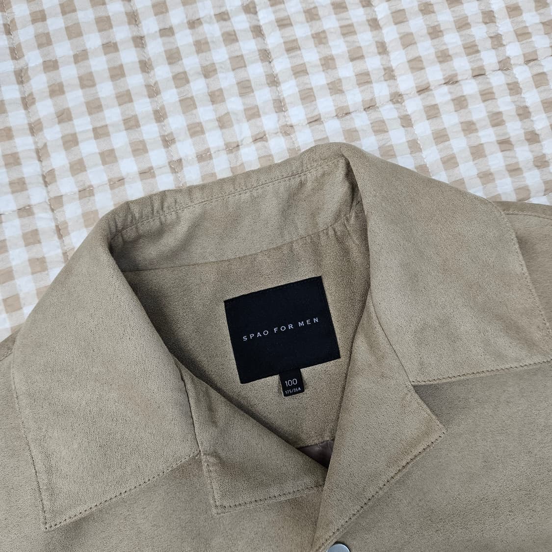 SPAO 스파오 스웨이드 자켓 남자100 상품이미지2